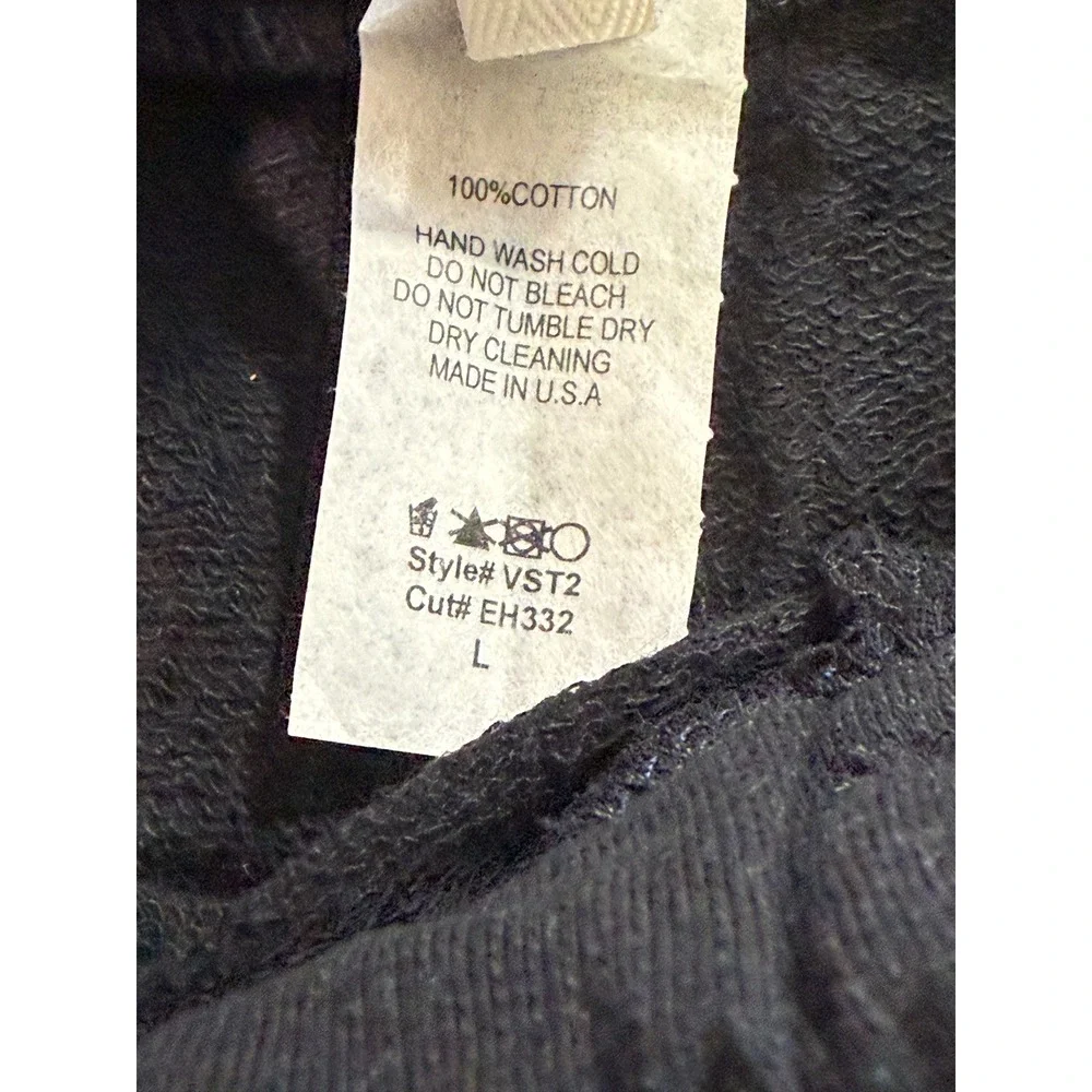 Ever Hottie Girls Black Cotton Raw Hem Drawstring Sweat Shorts VST2 L USA‎